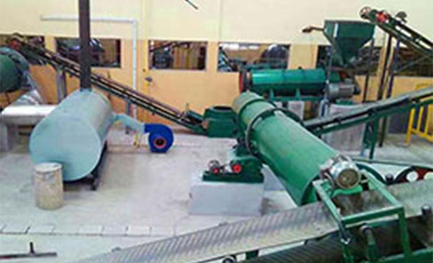 有机肥设备马来西亚客户安装现场